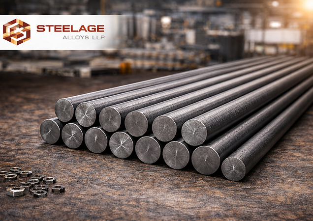 Black SS 304 Round Bar