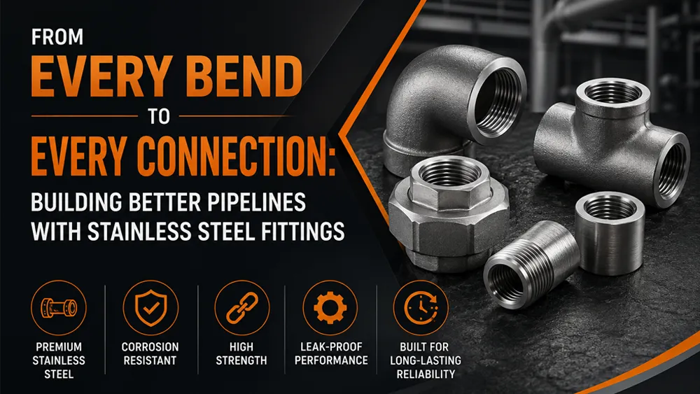 Building Better Pipelines with Stainless Steel Fittings