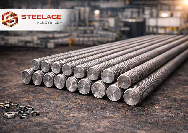 Threaded SS 304 Round Bar